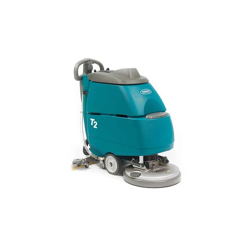 Floor Scrubber 9.5 GAL 17IN Walk Behind On-Board Charger Pad Disk Head 1/Each