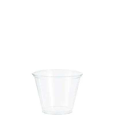 Solo® Ultra Clear™ Cold Cup Squat 9 OZ PET Clear 50 Count/Pack 20 Packs/Case 1000 Count/Case