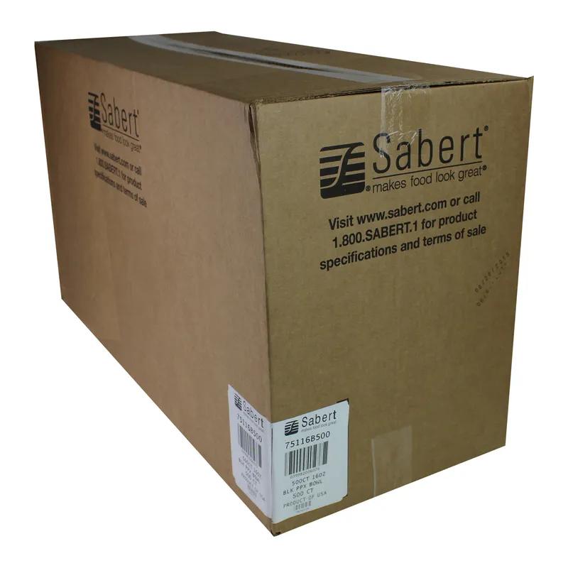 Bowl 16 OZ PP Black Round 500/Case