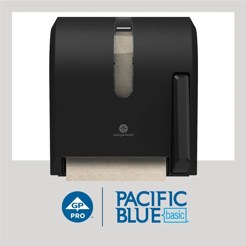 Pacific Blue Basic Roll Paper Towel 7.8X7.875 IN 800 FT 1PLY Kraft Standard Roll EPA Indicator 6/Case