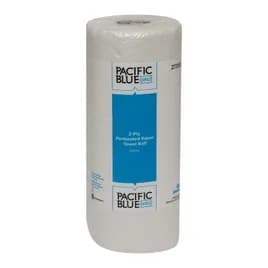 Pacific Blue Select Household & Kitchen Roll Paper Towel 8.8X11 IN 2PLY White 85 Sheets/Roll 30 Rolls/Case