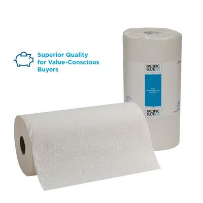 Pacific Blue Select Household Folded Paper Towel Jumbo 9X11 IN 2PLY White 250 Sheets/Pack 12 Packs/Case 3000 Sheets/Case