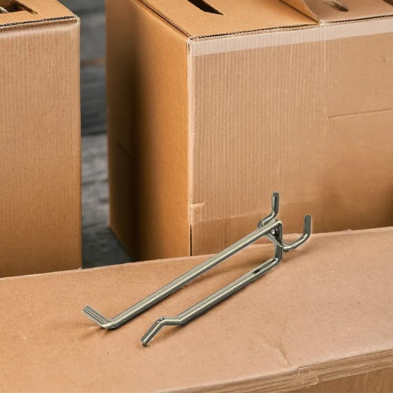 Peg Scan Hook 8 IN Metal 1/Each