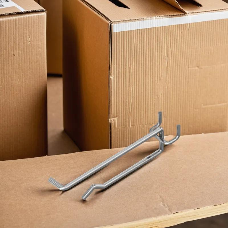 Peg Scan Hook 8 IN Metal 1/Each