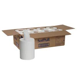 Sofpull® Roll Paper Towel 14.8X7.8 IN 1PLY White Centerpull 225 Sheets/Roll 8 Rolls/Case 1800 Sheets/Case