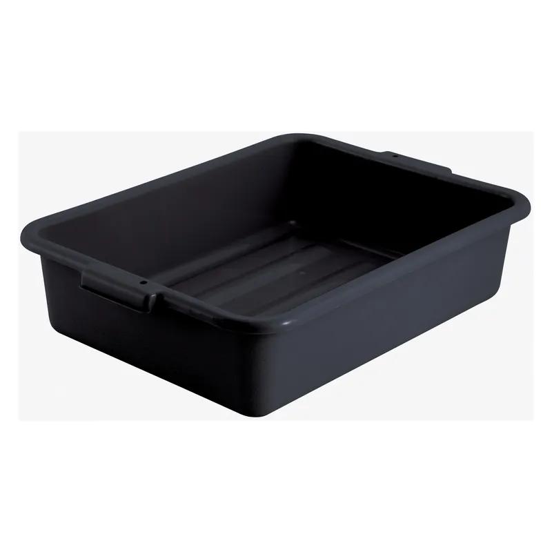 Dish Box 5 IN Black Plastic 1/Each