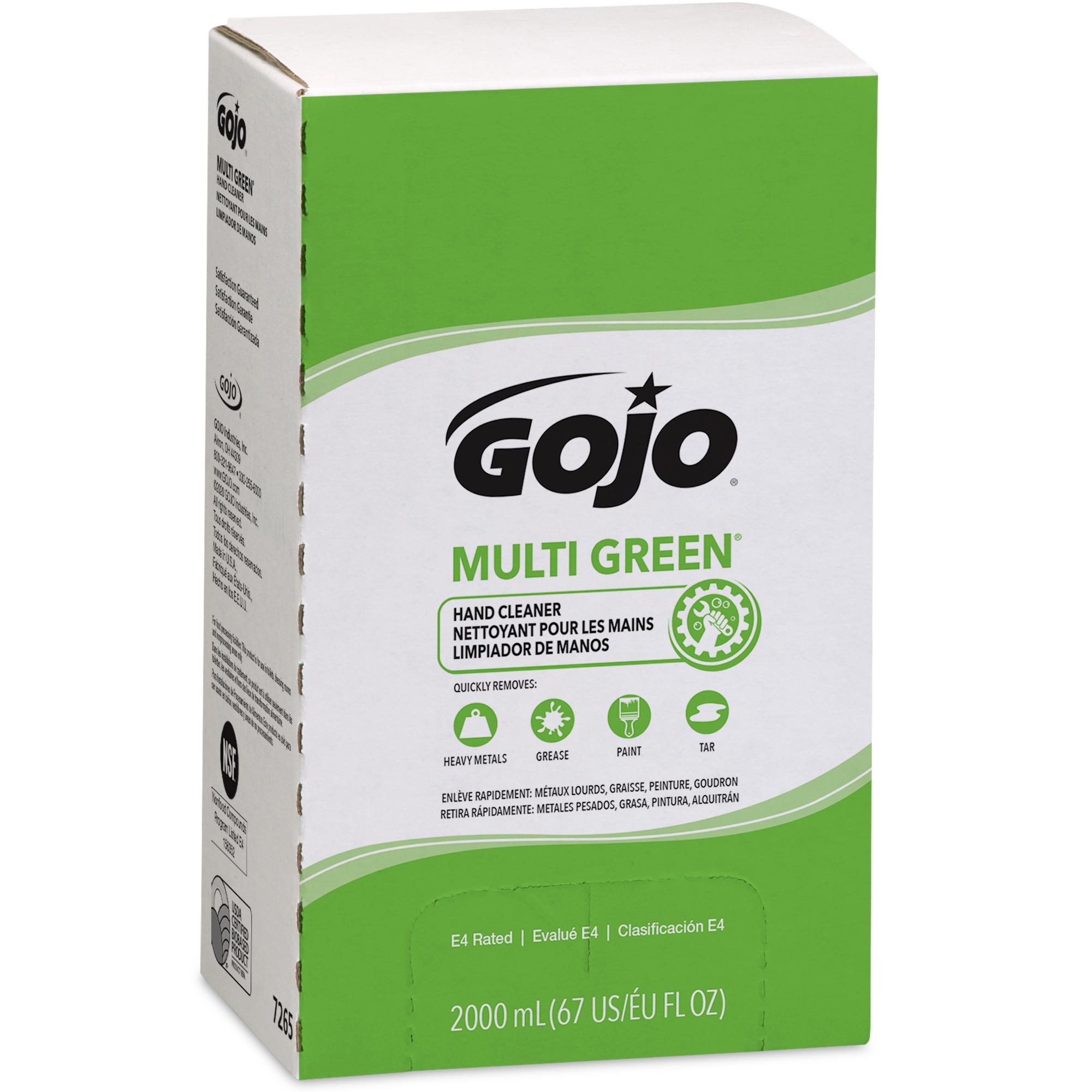 GOJO® Hand Soap Gel 2000 mL 3.62X5.12X9.12 IN Citrus Scent Green Pumice For PRO TDX 2000 4/Case