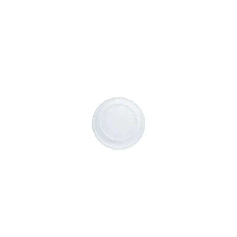 Dart® Conex® Galaxy® Lid Flat Plastic Translucent For 5-7 OZ Cold Cup With Hole Not Vented 2500/Case