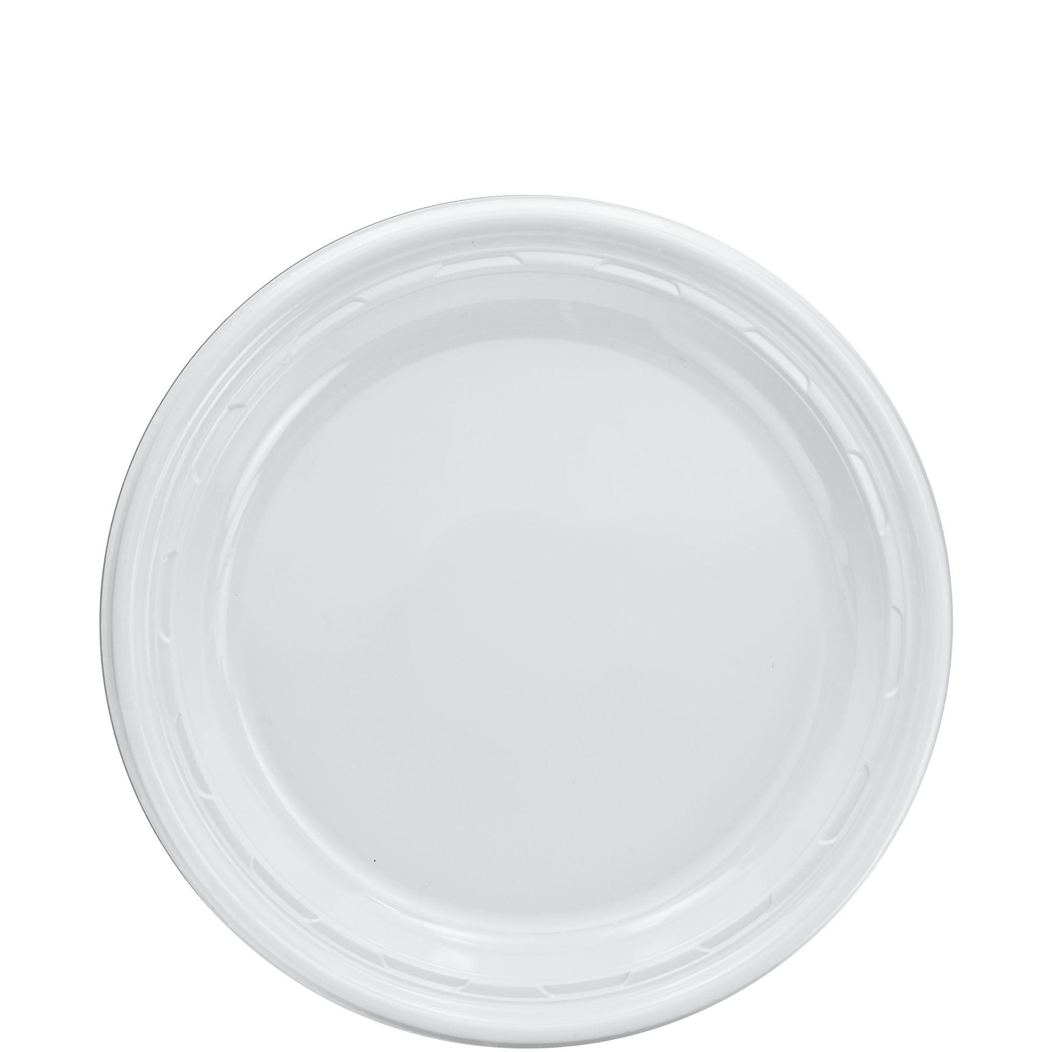 Dart® Famous Service® Plate 9 IN PS White Round 125 Count/Pack 4 Packs/Case 500 Count/Case
