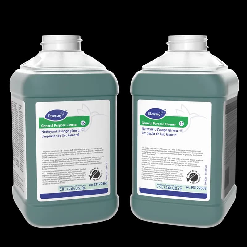 Diversey Citrus Scent All Purpose Cleaner 2.5 L Multi Surface Liquid Concentrate Kosher For J-Fill® 2/Case