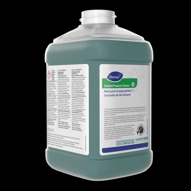 Diversey Citrus Scent All Purpose Cleaner 2.5 L Multi Surface Liquid Concentrate Kosher For J-Fill® 2/Case
