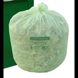 Can Liner 28X44 IN 23 GAL Green Plastic 0.9MIL 200/Case