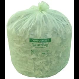 Natur-Bag Compostable Liner 38X58 IN 58 GAL 1MIL 100/Case