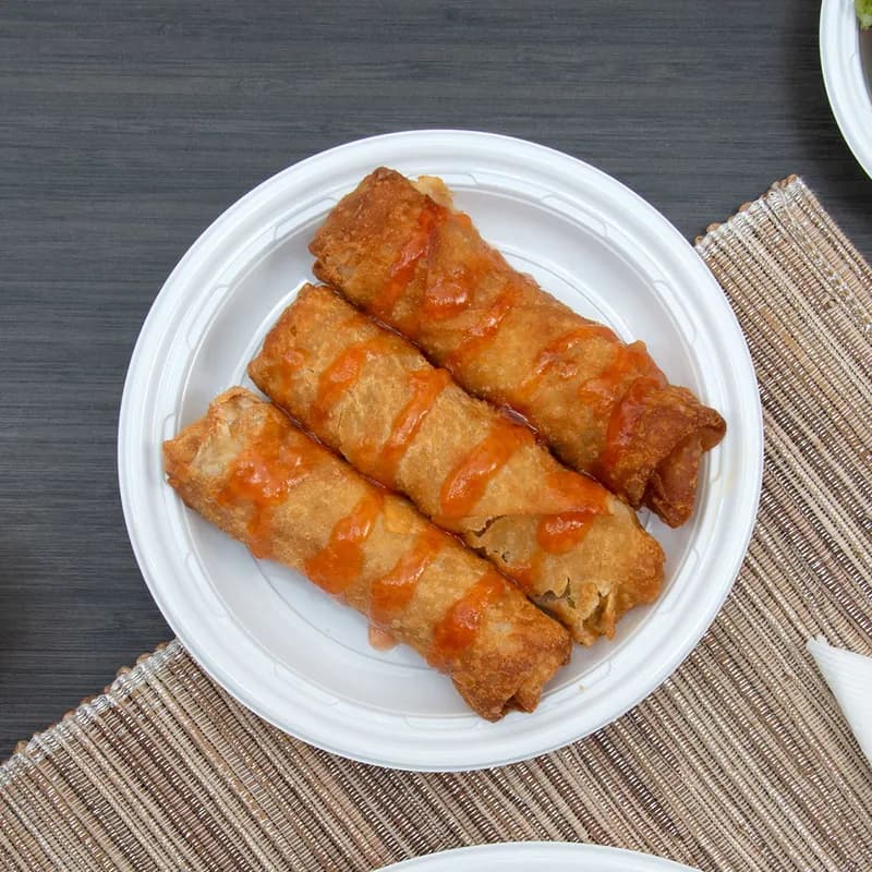 Dart® Famous Service® Plate 6 IN PS White Round 125 Count/Pack 8 Packs/Case 1000 Count/Case