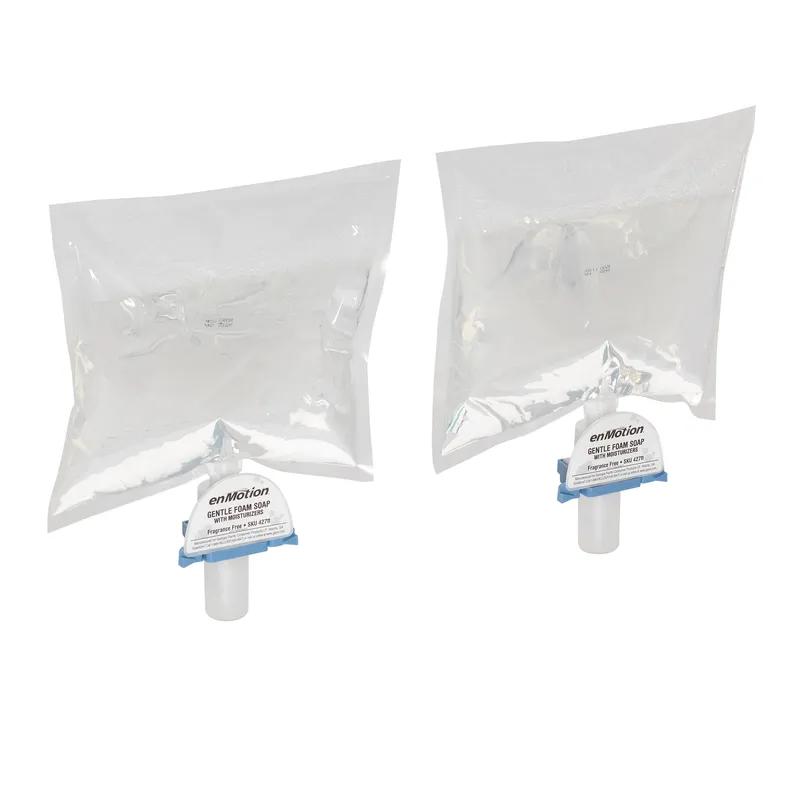 enMotion® Hand Soap Foam 1200 mL Unscented Fragrance Free Clear Dye Free Gentle 2/Case