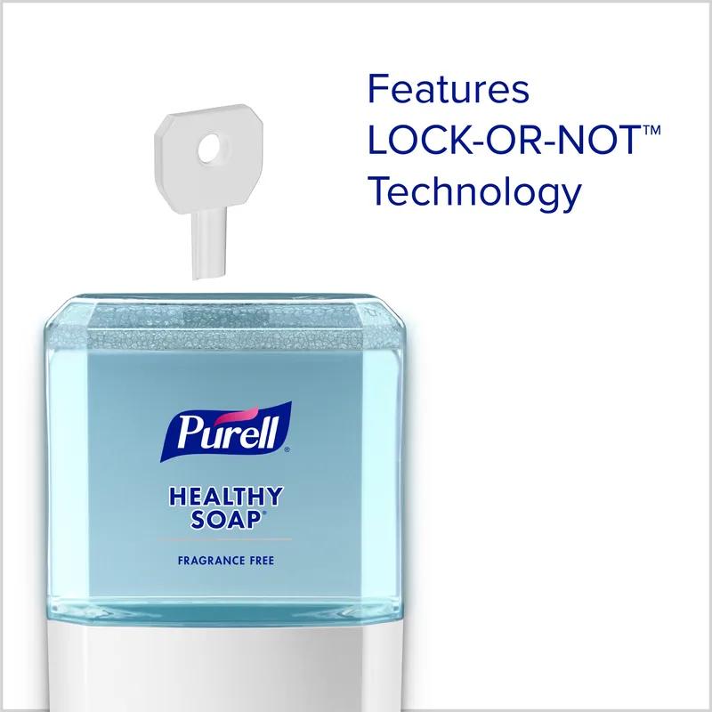 Purell® ES6 Soap Dispenser 1200 mL 10X6.5X5.38 IN White PET Wall Mount 1/Each