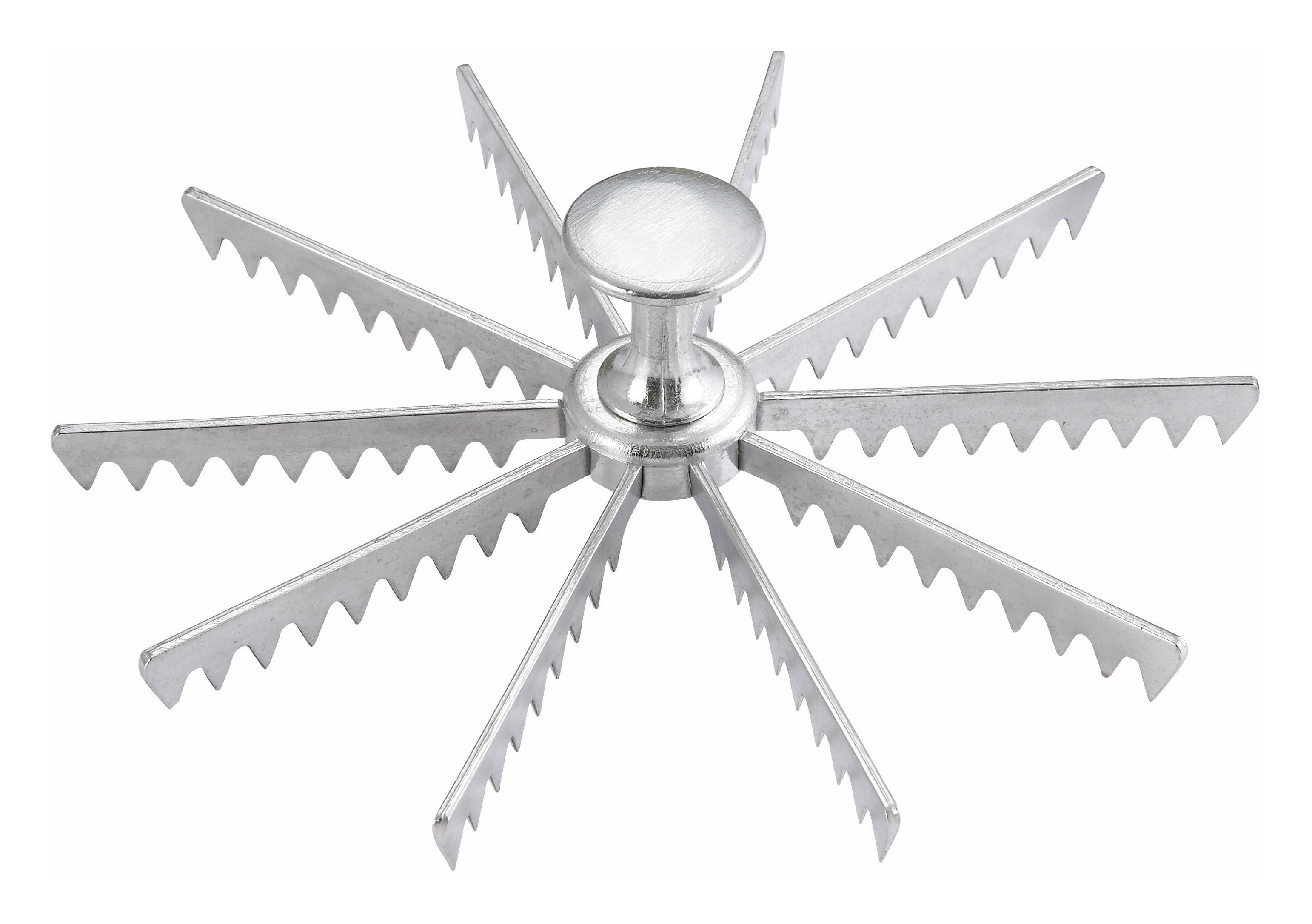 Pie & Cake Marker 9.38X2.438 IN Aluminum 10-Cut Hand Wash 1/Each