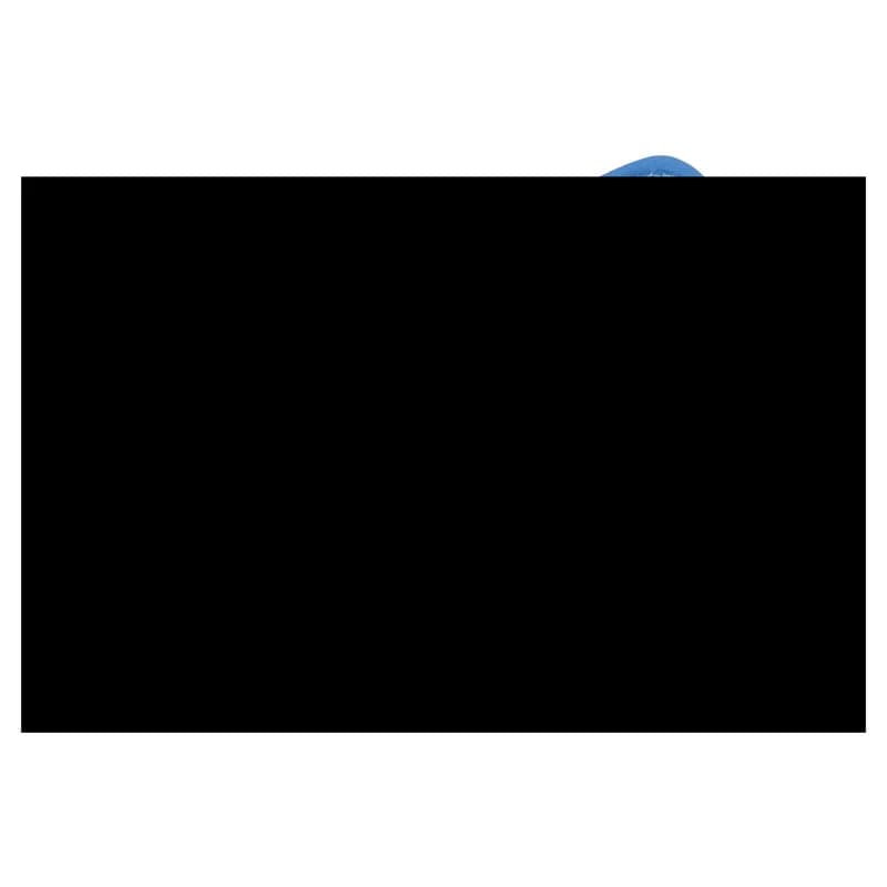 Hygen™ Stair Wall Damp Mop 11 IN Blue Microfiber 6/Case