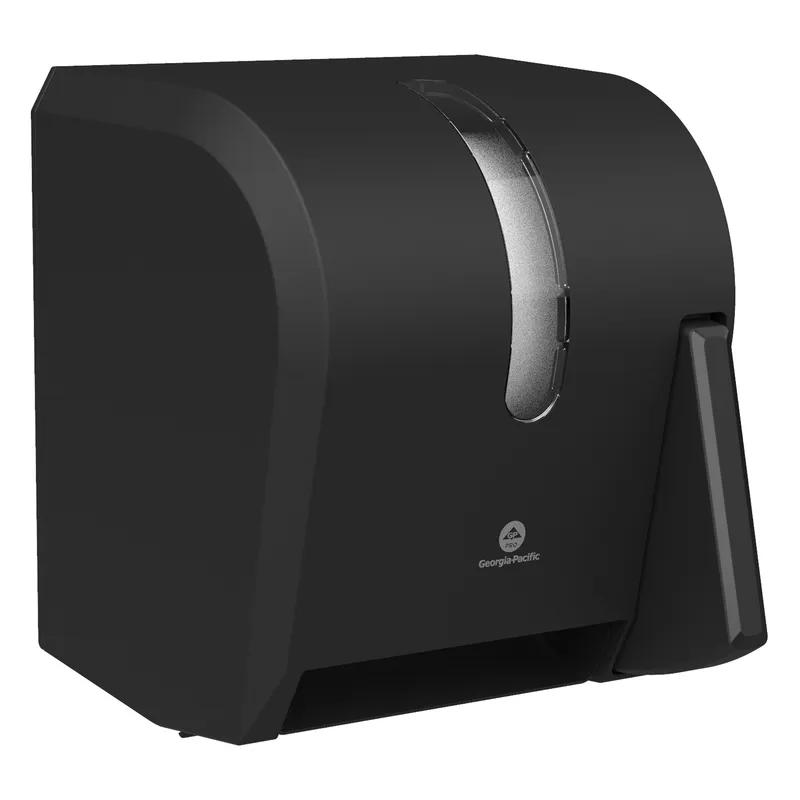 Georgia-Pacific Pro® Paper Towel Dispenser Universal 10.6X12.5 IN Wall Mount Black Push Paddle 1/Each