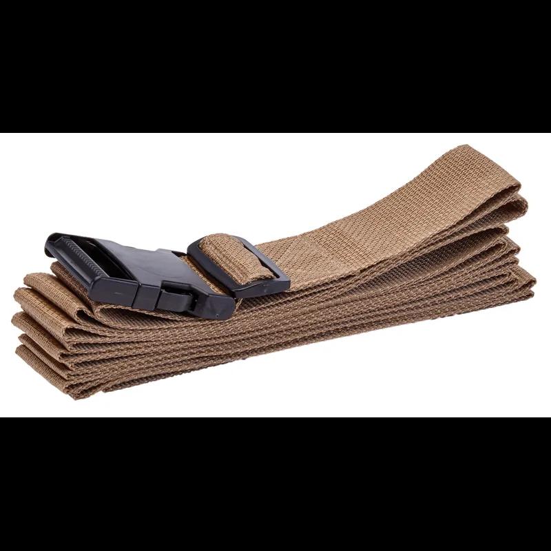Cart Straps 150 IN Beige Plastic Stainless Steel With Plastic Clip 1/Each