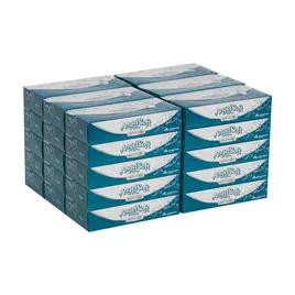 Angel Soft Ultra Professional® Facial Tissue 8.8X7.4 IN 2PLY Tissue Paper White 1/2 Fold 125 Sheets/Pack 30 Packs/Case