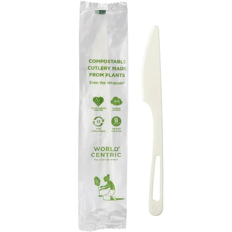 Knife 6.7 IN PS White Individually Wrapped 750/Case