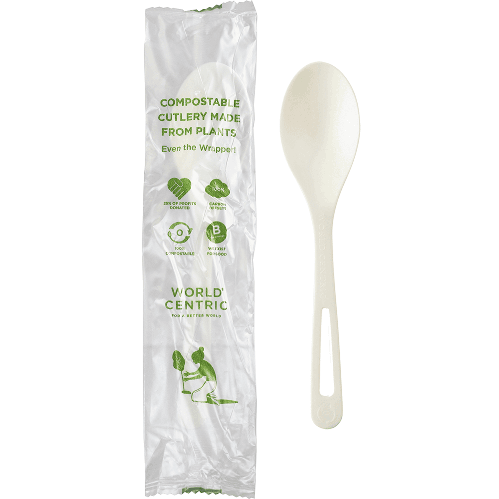 Spoon White Individually Wrapped 750/Case