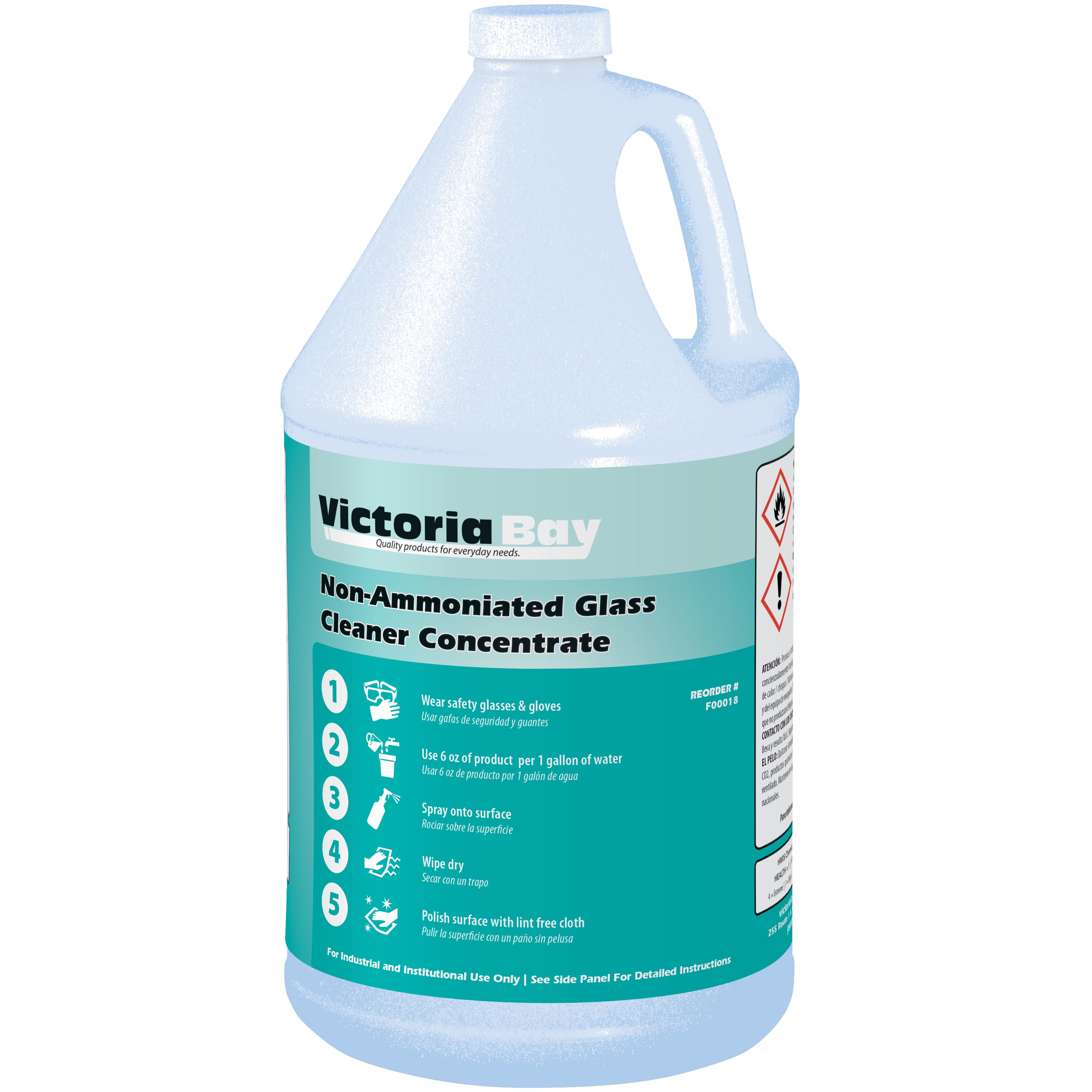 Victoria Bay Non-Ammoniated Glass Cleaner Concentrate 1 GAL 4/Case