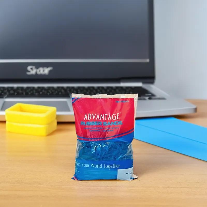 Rubber Band #16 Rubber Latex Blue 1/Bag