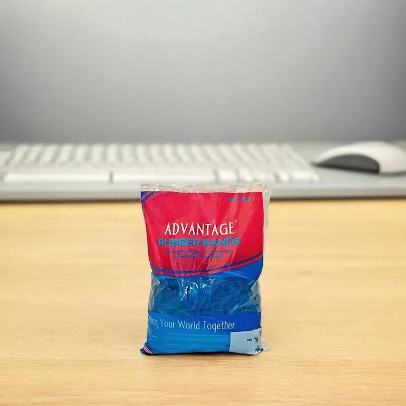 Rubber Band #16 Rubber Latex Blue 1/Bag