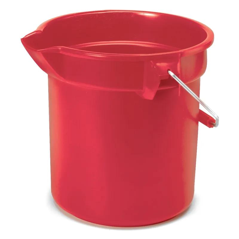 Brute® Mop Bucket 14 QT Heavy Duty HDPE Red Round 1/Each