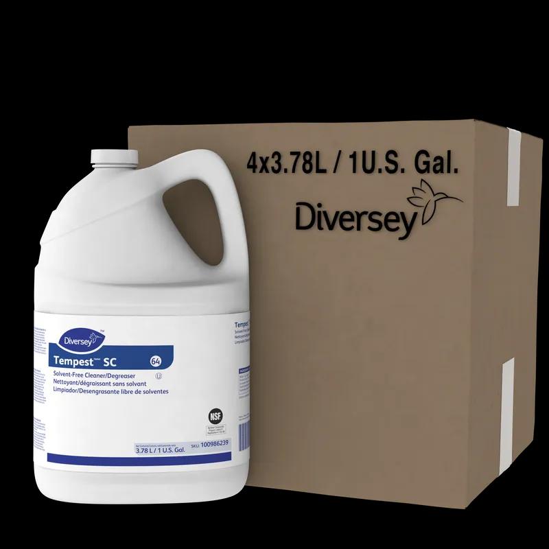 J-Works Tempest SC Degreaser 1 GAL Multi Surface Alkaline Liquid Concentrate Kosher 4/Case