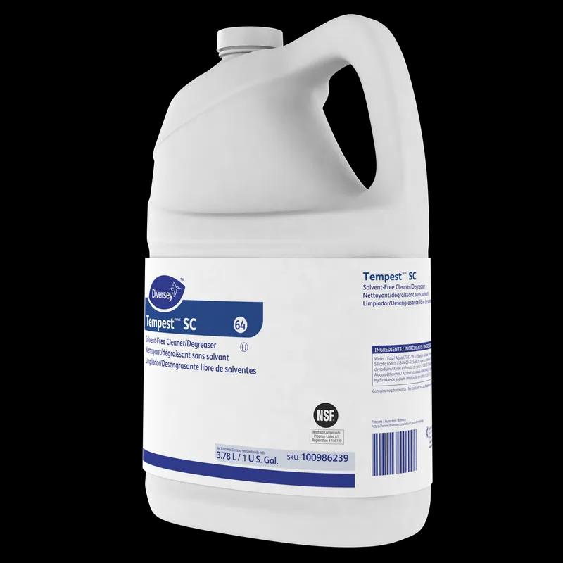 J-Works Tempest SC Degreaser 1 GAL Multi Surface Alkaline Liquid Concentrate Kosher 4/Case