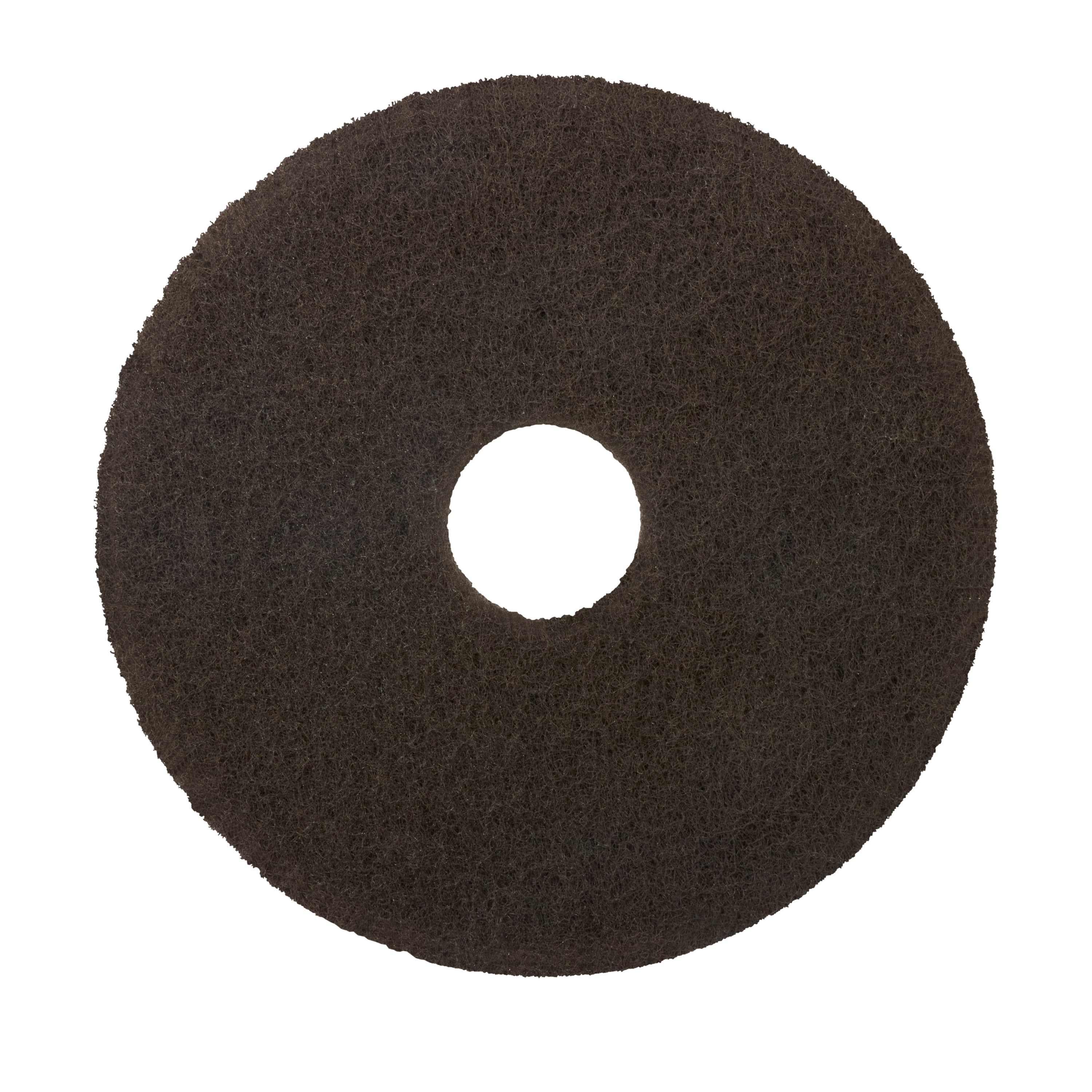 3M™ Scotch-Brite™ SPP Stripping Pad 20X0.3 IN Brown Non-Woven Fiber Nylon 175-600 RPM Center Hole 10/Case