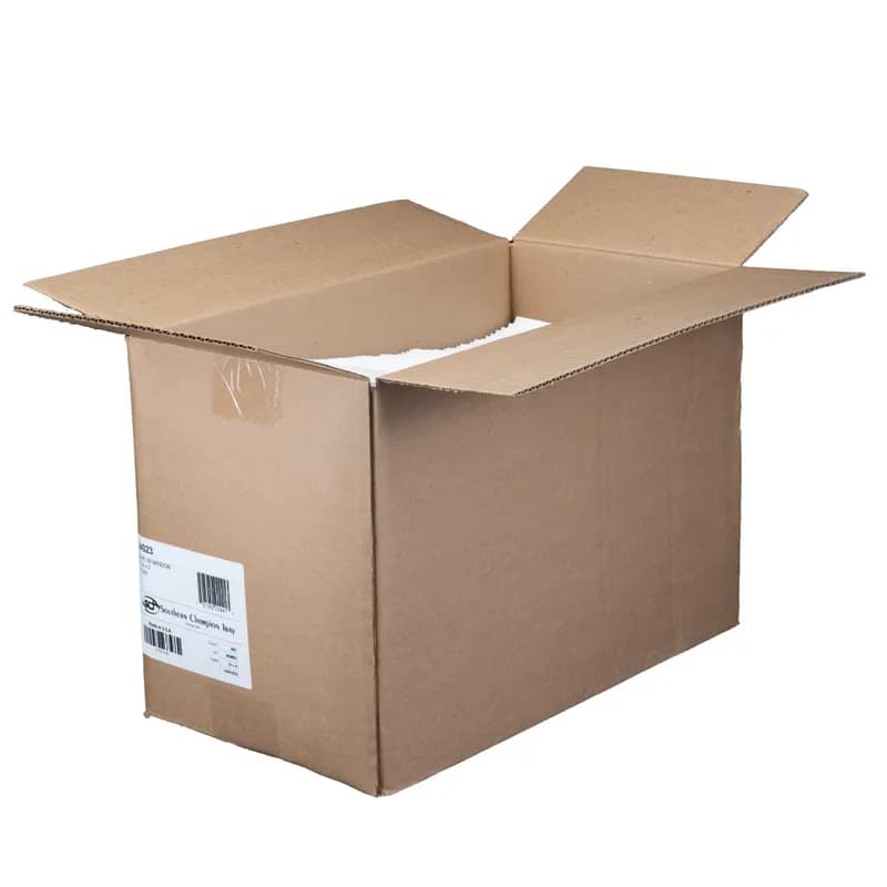 Bakery Box 6X6X3 IN SBS Paperboard White Square Lock Corner Tuck Top With Window 200/Case