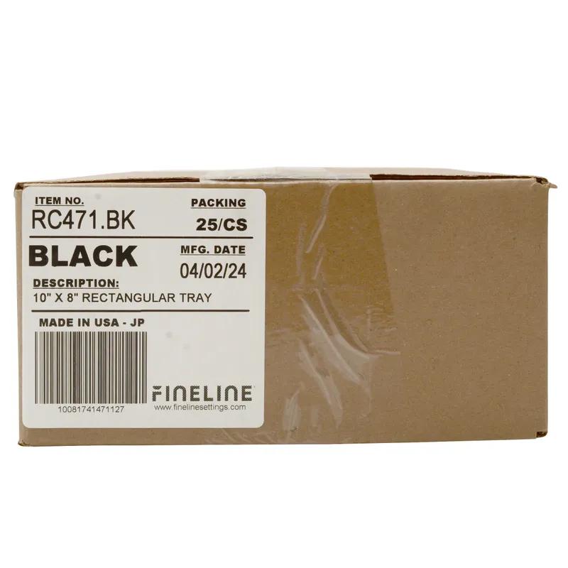 Platter Pleasers Serving Tray 10X8 IN PS Black 25/Case