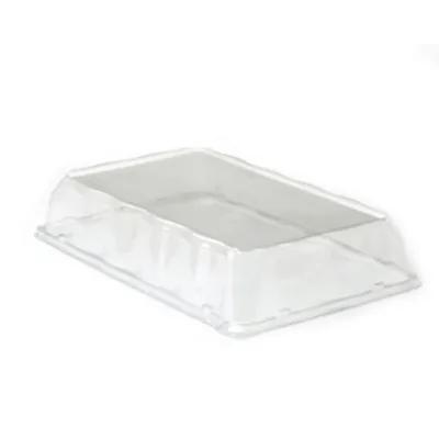 Lid Dome 12X18 IN PET Clear Rectangle For Container 40/Case
