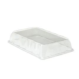Lid Dome 12X18 IN PET Clear Rectangle For Container 40/Case