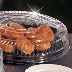 Lid 18 IN PET Clear Round For Container 25/Case