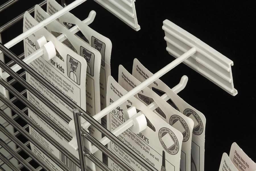 Inventory Control Unit White Injection Molded 500/Bag