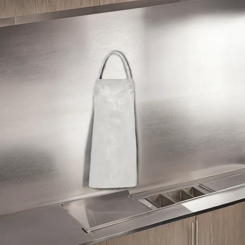 Butcher Apron 38 IN White 7MIL Vinyl 1/Each