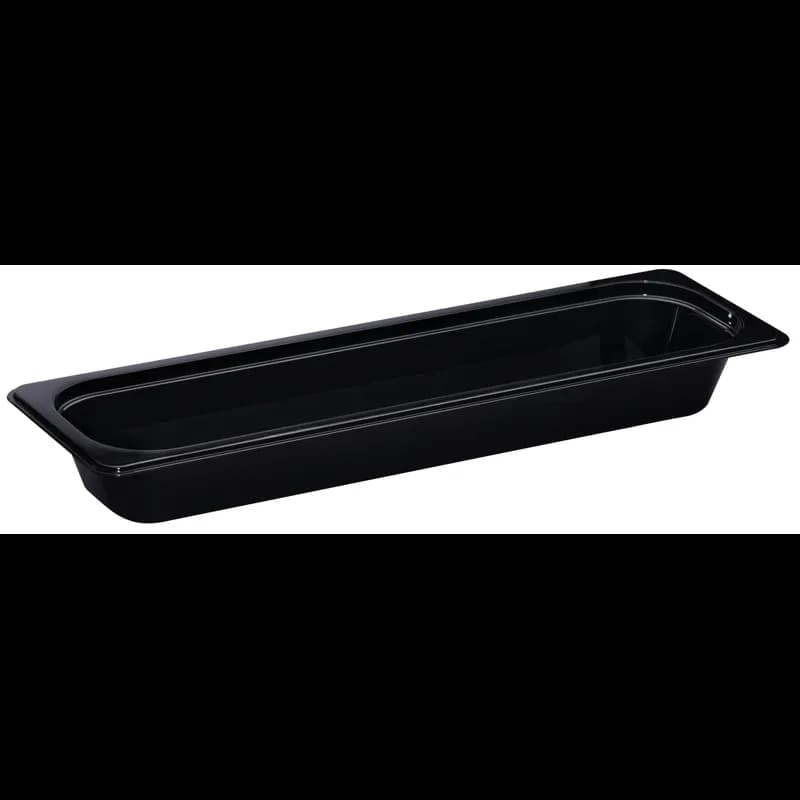 H-Pan™ High Temperature Food Pan 20.88X6.38X2.5 IN Black Long 6/Case
