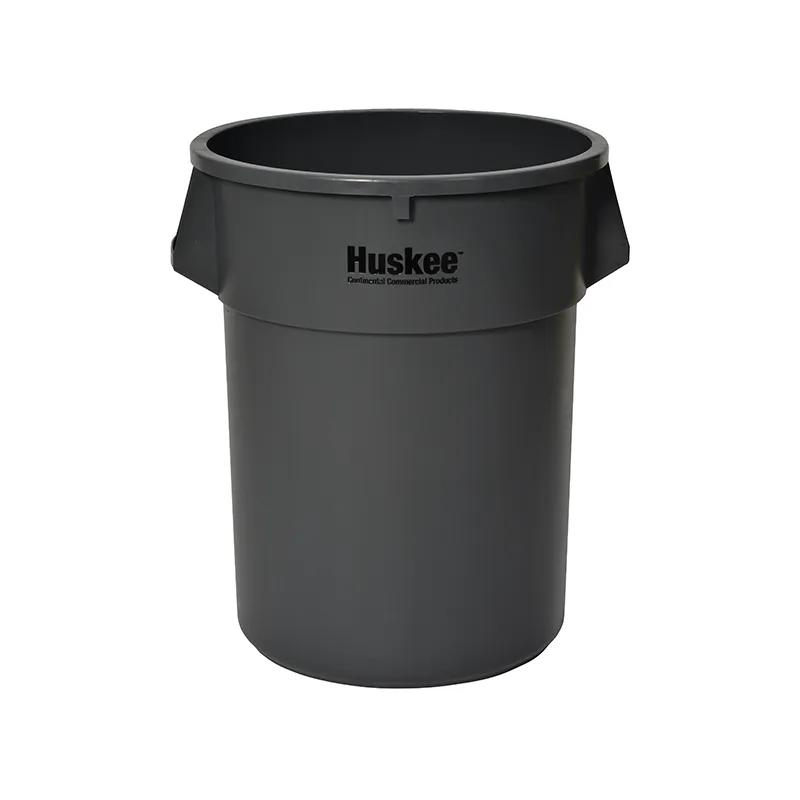 Huskee™ Trash Can 33X26.5 IN 55 GAL Gray Plastic 1/Each