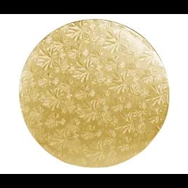 Cake Board 10X0.25 IN Foil-Lined Paper Gold 24/Case