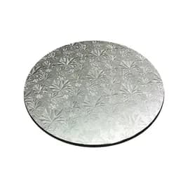 Cake Board 12 IN Foil-Lined Paper Silver 24/Case