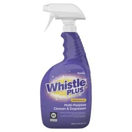 Whistle Plus® Citrus Scent All Purpose Cleaner Degreaser Deodorizer 32 FLOZ Multi Surface Heavy Duty Daily RTU 8/Case