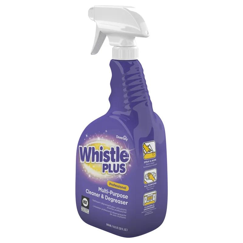 Whistle Plus® Citrus Scent All Purpose Cleaner Degreaser Deodorizer 32 FLOZ Multi Surface Heavy Duty Daily RTU 8/Case