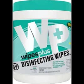 WipesPlus® Fresh Scent One-Step Disinfectant Multi Surface Wipe Non-Ammoniated Bleach-Free 240 Count/Pack 12 Packs/Case