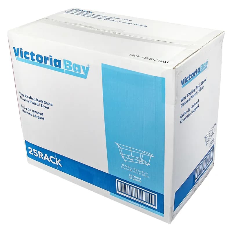 Victoria Bay Wire Chafing Rack Stand Chrome 25/Case