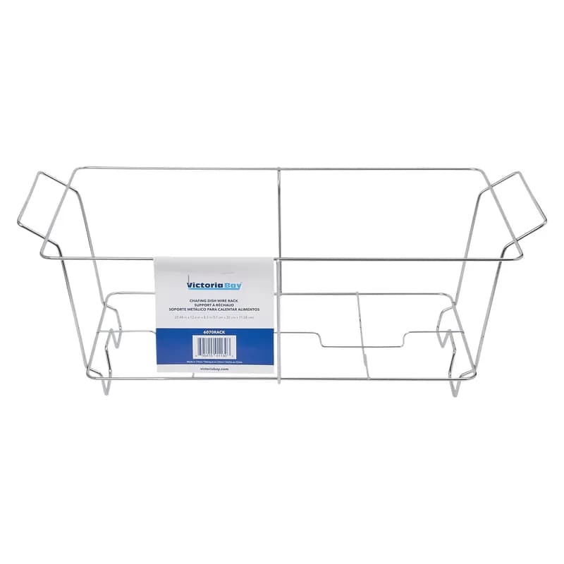 Victoria Bay Wire Chafing Rack Stand Chrome 25/Case